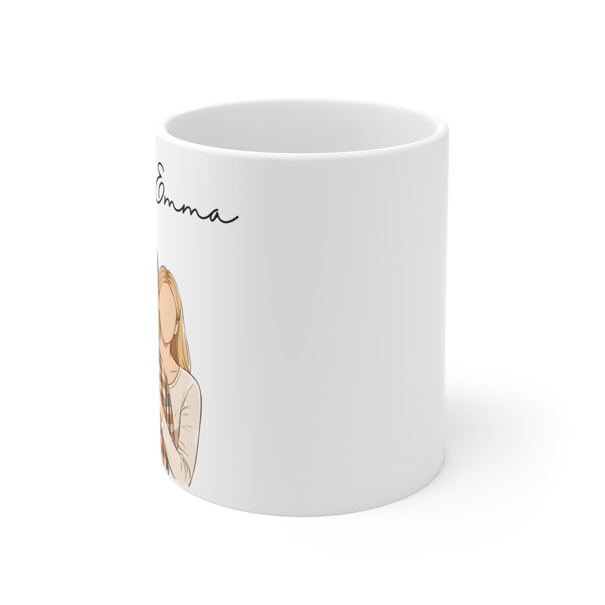 BELOVED | Personalized Couple Portrait Ceramic Mug