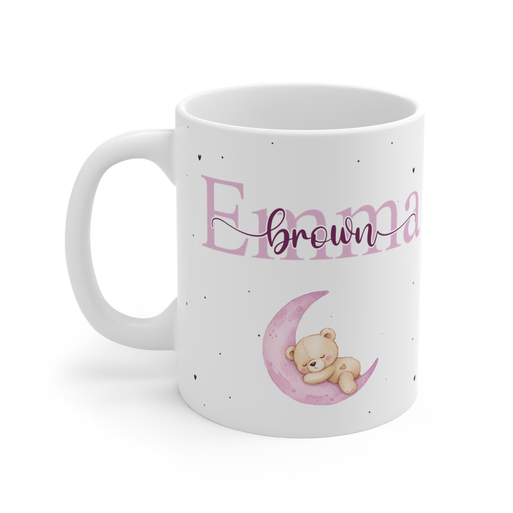 FOOTPRINT | Personalized Baby Birth Stats Ceramic Mug