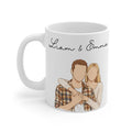 BELOVED | Personalized Couple Portrait Ceramic Mug
