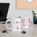 FOOTPRINT | Personalized Baby Birth Stats Ceramic Mug