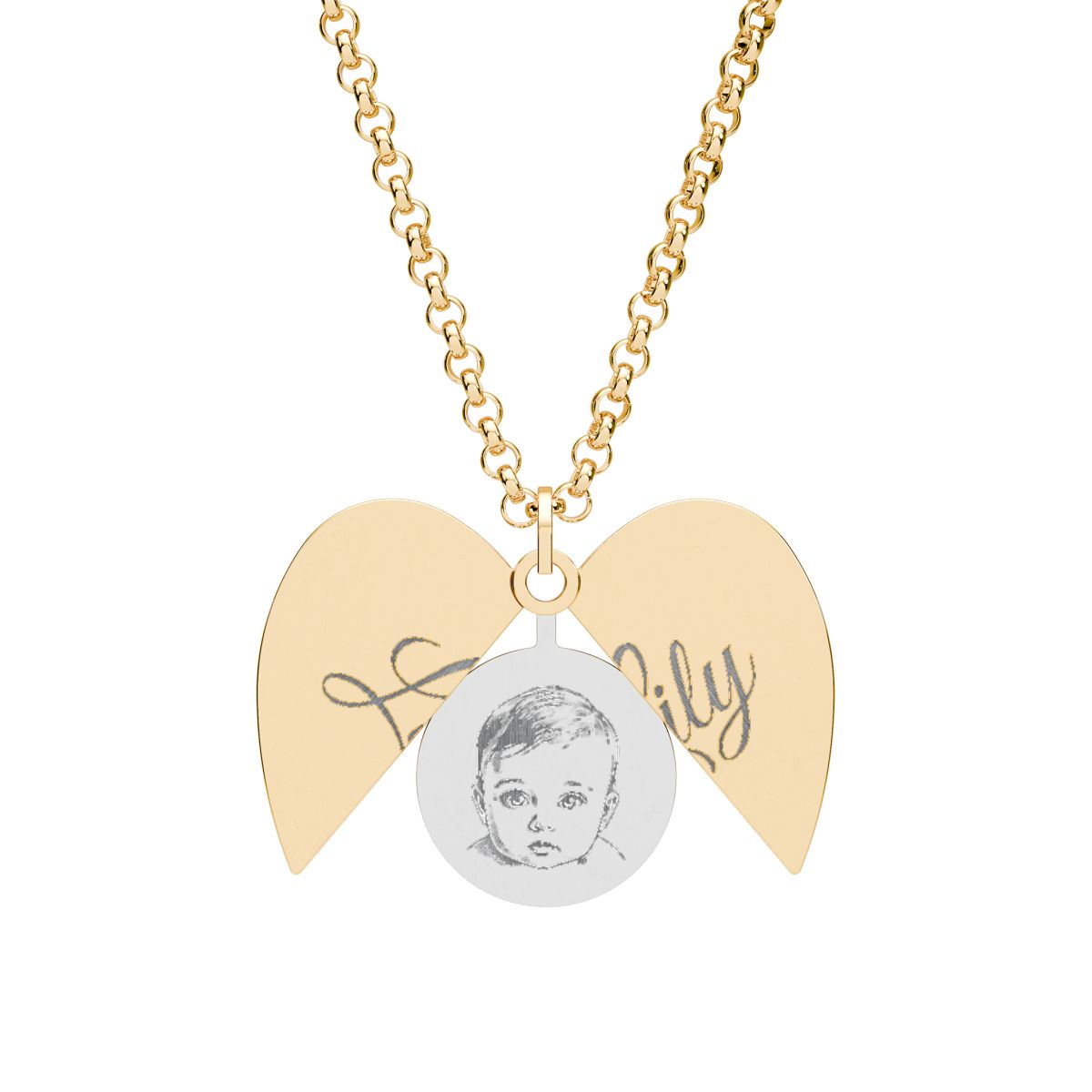 LUMIÈRE | Personalized Opening Heart Locket Necklace