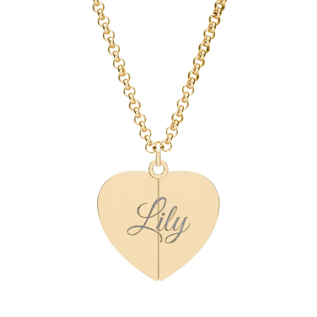 LUMIÈRE | Personalized Opening Heart Locket Necklace