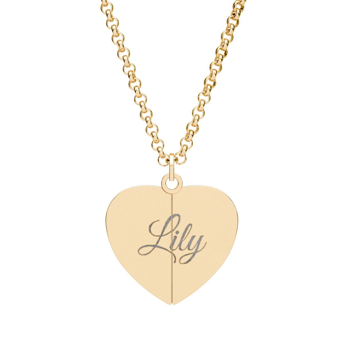 LUMIÈRE | Personalized Opening Heart Locket Necklace