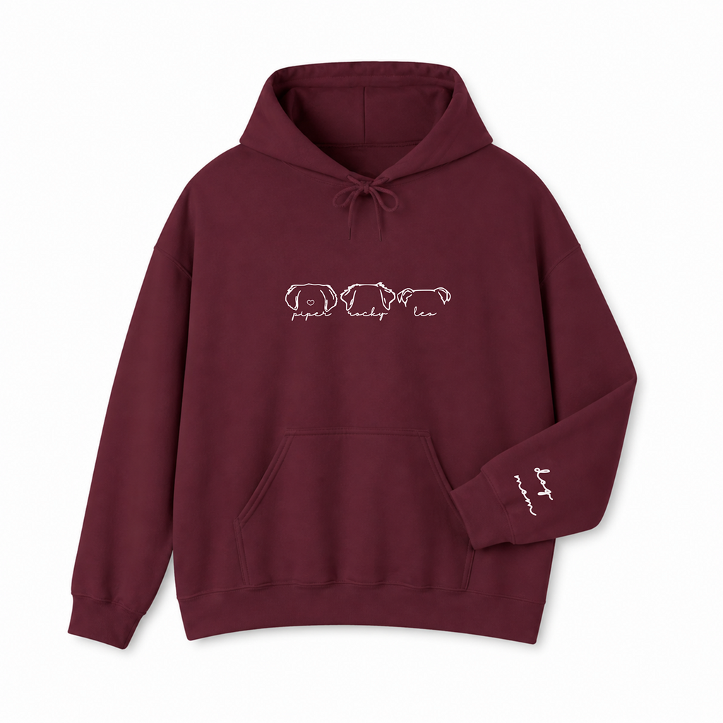 BONDS | Personalized Dog Breed Hooded Hoodie
