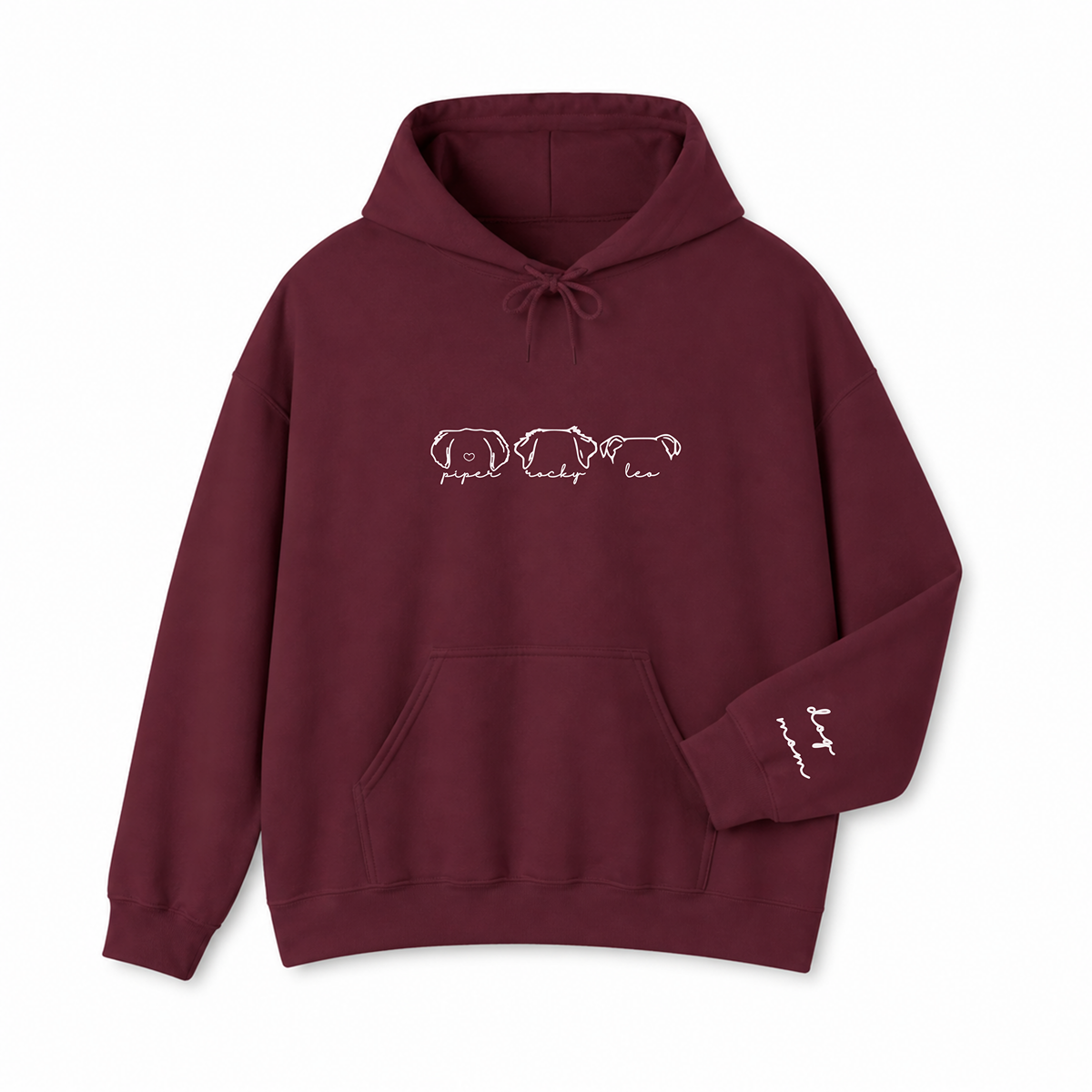 BONDS | Personalized Dog Breed Hooded Hoodie