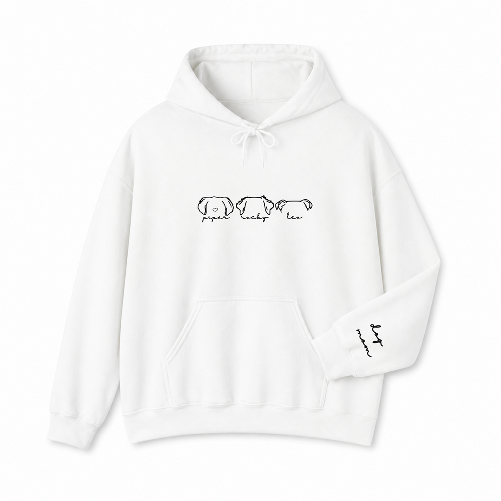BONDS | Personalized Dog Breed Hooded Hoodie