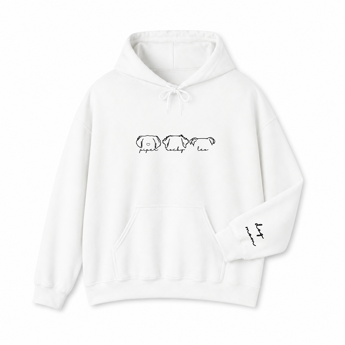 BONDS | Personalized Dog Breed Hooded Hoodie